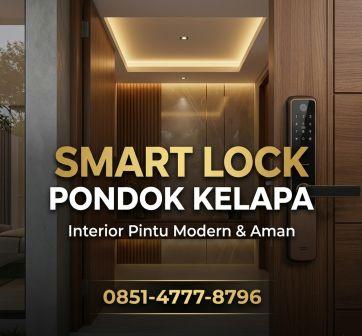 Smart lock Pondok Kelapa Jakarta Timur interior pintu modern Ruang Warna Interior