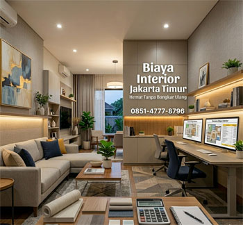 biaya jasa interior jakarta timur dengan konsep perencanaan terintegrasi