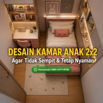 desain kamar anak 2x2 minimalis agar tidak sempit dan tetap nyaman