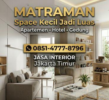 interior apartemen kecil matraman