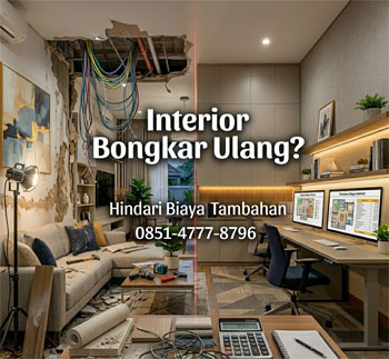 masalah interior bongkar ulang di jakarta timur karena tidak terintegrasi