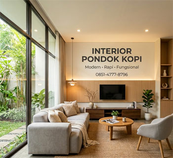 jasa desain interior pondok kopi jakarta timur dengan konsep modern dan efisien