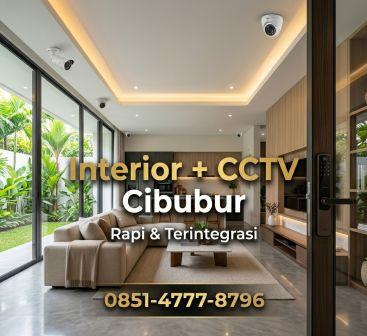 jasa interior cibubur dengan instalasi cctv dan sistem terintegrasi rapi
