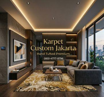 karpet custom hand tufted Jakarta premium