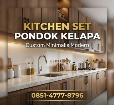 Kitchen set Pondok Kelapa Jakarta Timur custom minimalis dapur modern Ruang Warna Interior