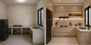 Interior Kitchen Set Ruang Warna Interior