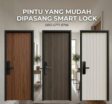 Tidak semua pintu bisa dipasang smart lock