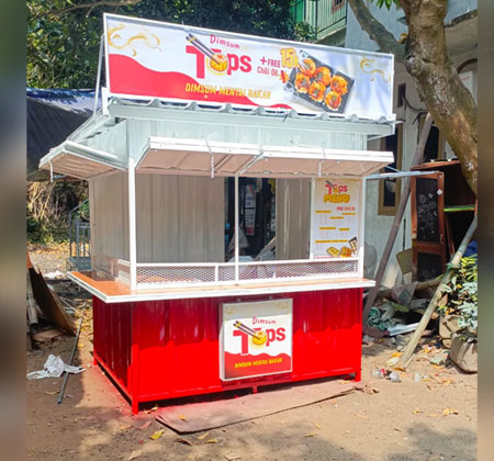 Booth container modern karya RuangWarna Interior