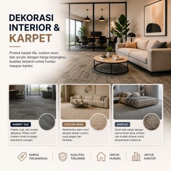 Dekorasi Interior Karpet Custom