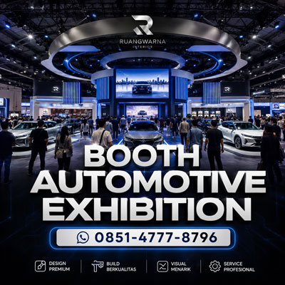 Booth automotive exhibition profesional untuk ICE BSD JIExpo SMESCO dan JCC oleh Ruang Warna Interior
