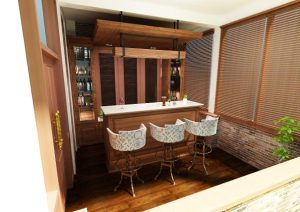 minibar rumah minimalis outdoor Jakarta Timur