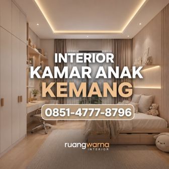 Interior kamar anak Kemang minimalis modern custom Ruangwarna Interior