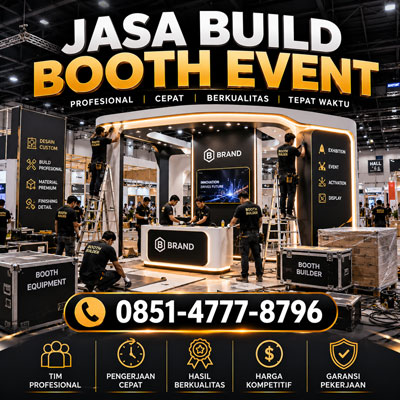 Jasa Build Booth Event Profesional untuk Exhibition dan Activation