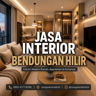Jasa interior Bendungan Hilir Jakarta Pusat modern untuk apartemen rumah dan komersial oleh Ruangwarna Interior