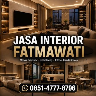 Jasa interior Fatmawati modern premium smart living Jakarta Selatan