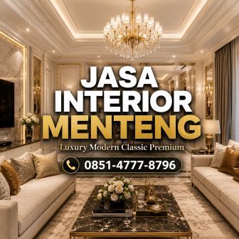 Jasa Interior Menteng Jakarta Pusat luxury modern classic premium untuk rumah elite dan cafe aesthetic custom interior.