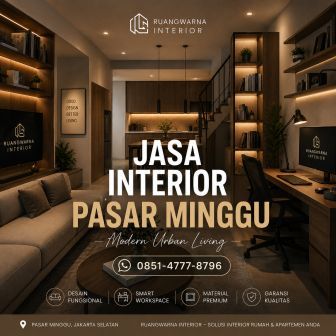 Jasa Interior Pasar Minggu Jakarta Selatan modern urban living oleh Ruangwarna Interior