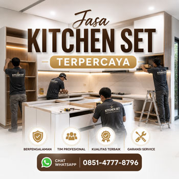 Jasa kitchen set Jakarta Timur terpercaya profesional