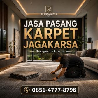Jasa pasang karpet Jagakarsa Jakarta Selatan oleh Ruangwarna Interior