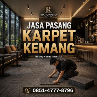 Jasa pasang karpet Kemang Jakarta Selatan oleh Ruangwarna Interior