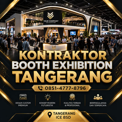 Kontraktor Booth Exhibition Tangerang Profesional untuk Event dan Expo