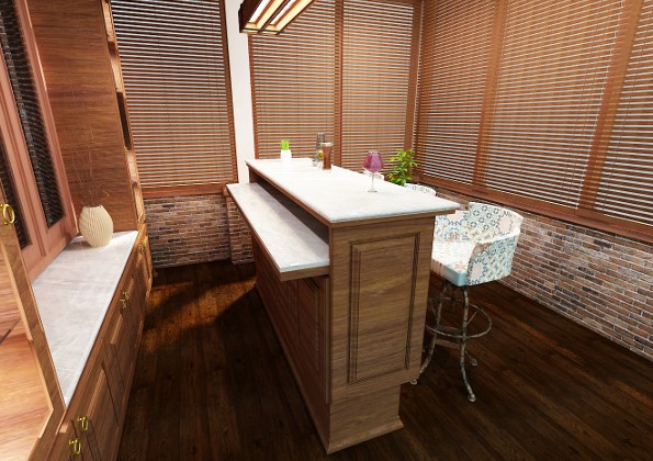 Interior Minibar Modern Jakarta Pusat