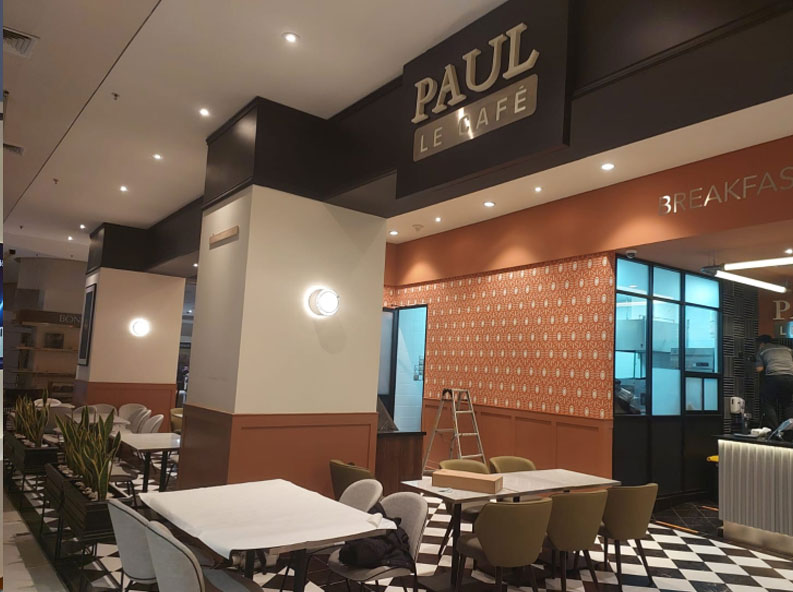 Paul Le Cafe Custom Booth