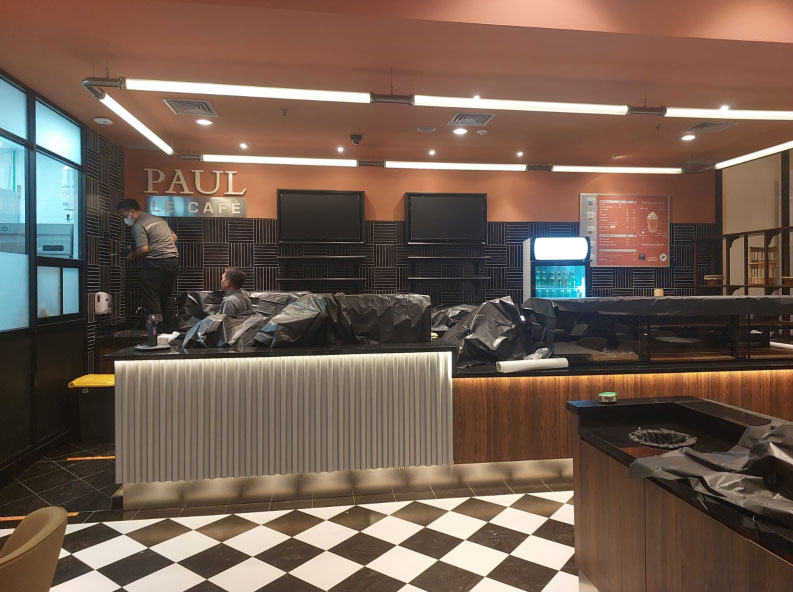 Paul Le Cafe Booth Retail