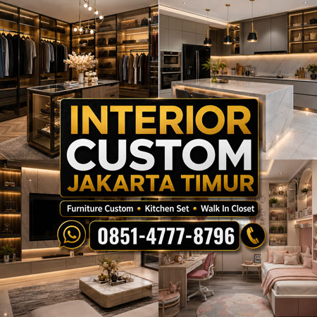 Interior Custom Jakarta Timur untuk furniture custom kitchen set walk in closet backdrop TV dan kamar anak oleh Ruang Warna Interior