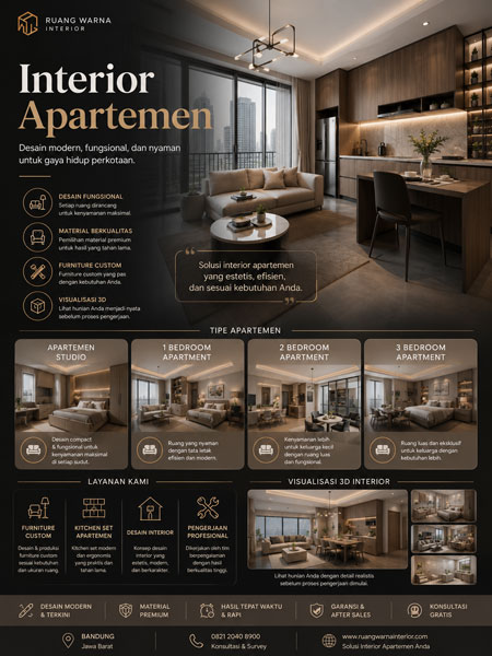 Interior Apartemen Bandung