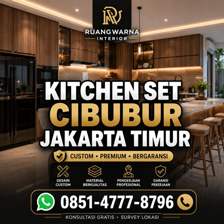 Kitchen Set Cibubur Jakarta Timur Custom Minimalis Modern Ruang Warna Interior