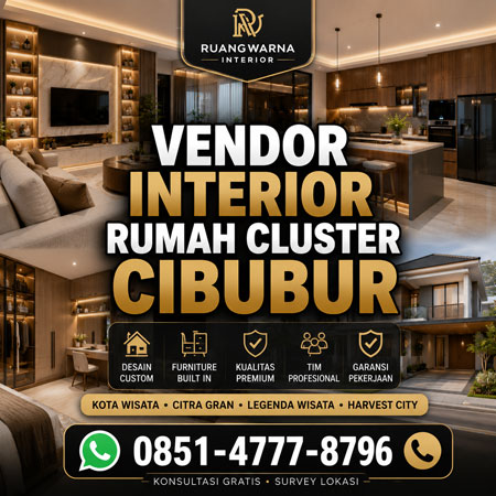 Vendor Interior Rumah Cluster Cibubur Kota Wisata Citra Gran Legenda Wisata Harvest City