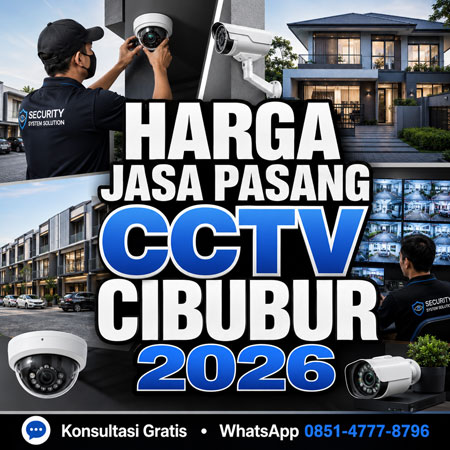 Harga Jasa Pasang CCTV Cibubur 2026 untuk rumah, kantor, ruko, gudang dengan instalasi profesional oleh Ruang Warna Interior