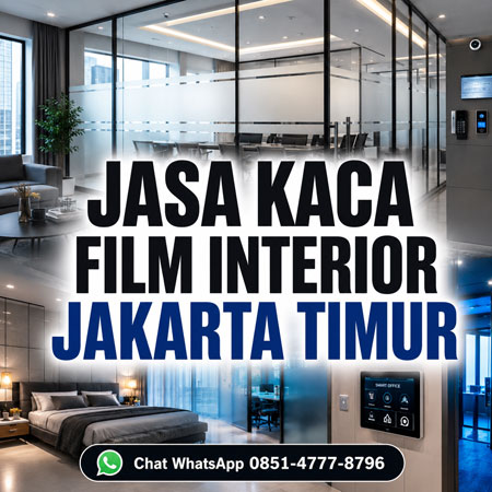Jasa Kaca Film Interior Jakarta Timur untuk ruang tamu, kamar tidur, kantor, gedung, dan dekorasi interior modern oleh Ruang Warna Interior.