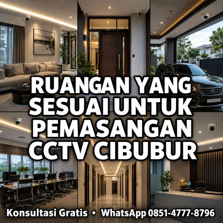 Ruangan yang sesuai untuk pemasangan CCTV Cibubur Jakarta Timur pada rumah, kantor, ruko, gudang dan bangunan komersial dengan instalasi profesional dari Ruang Warna Interior.